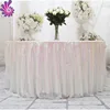 New hot sale polyester embroidery beaded glitter metallic sequence wedding tablecloths 90'' round