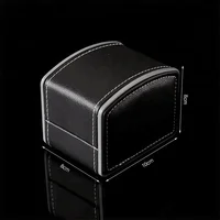 

custom luxury small black wrist watch pillow packaging box for men