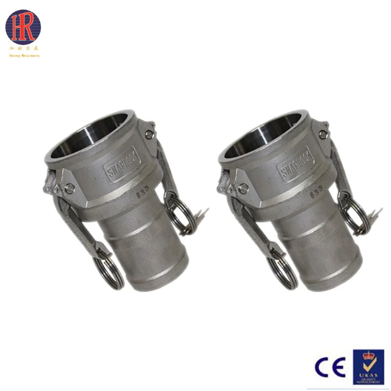 China Supplier Type DC Stainless steel Hydraulic High Pressure Hose Coupling Quick Connect