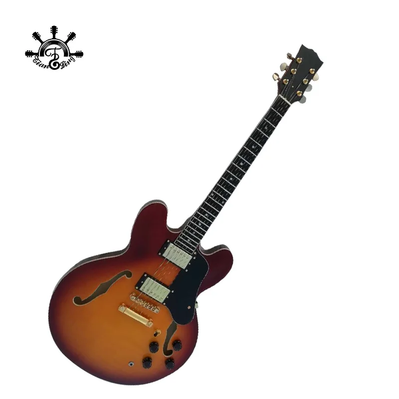 

Fashionable cheap 6 strings rosewood electric jazz guitar, Any color