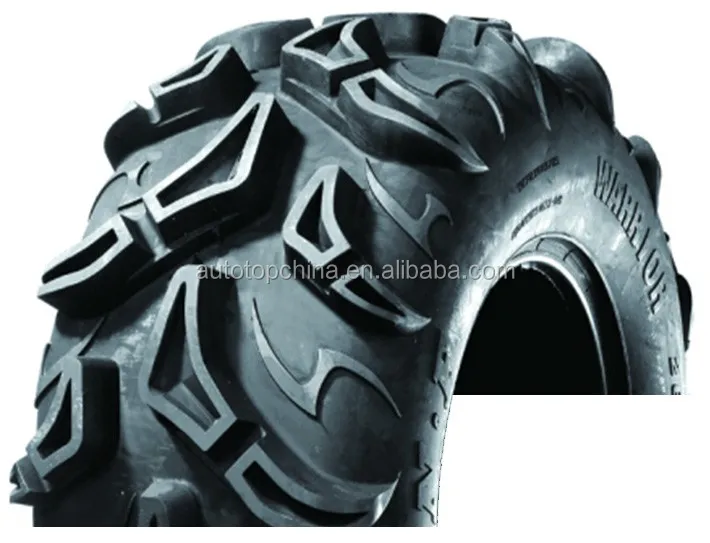 Set Of 2 Rear Atv Tires 22x1010,Aftermarket Durable Natural Rubber