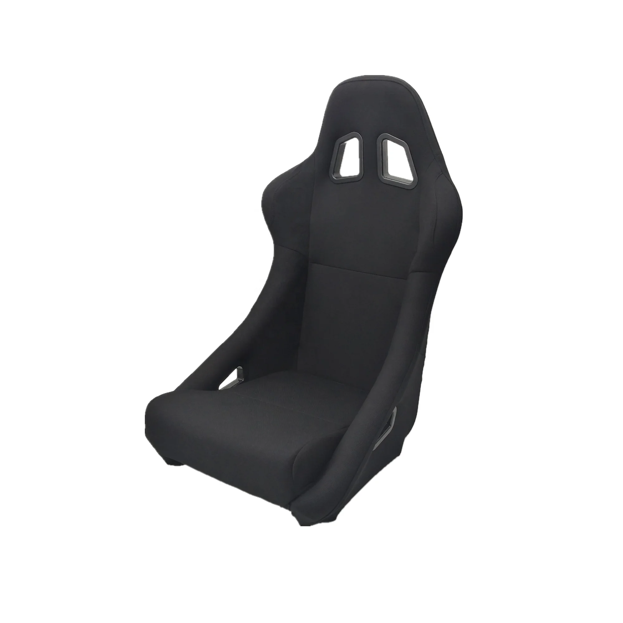 Universal Bucket Seats For Racing Car Black Cloth Sports Seats Car