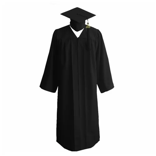 Wholesale Matte Black Academic Graduation Gown Cap - Buy Graduation ...