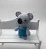Wholesales Baby Crochet Amigurumi Stuffed Toys 100% Handmade Organic Cotton Yarn Knitted Koala Toy