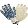 Brand MHR Superior Sure-Grip Cotton/Polyester 2 Side PVC Dots String Knit Glove Work 7 Gauge Thickness X-Large Natural Pac