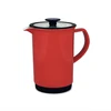 Cafe Style French Ceramic Red Color French Press Coffee