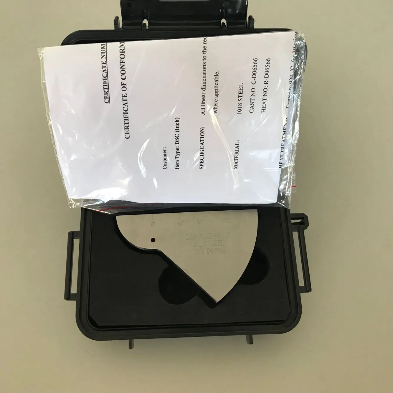 Factory Standard Ultrasonic Flaw Block Carbon Steel Calibration Block