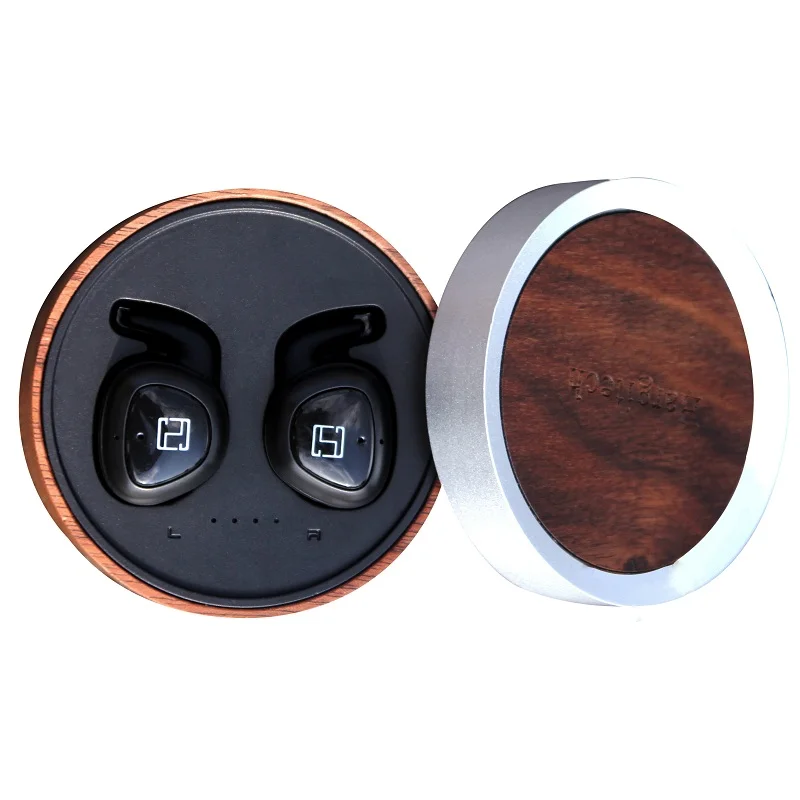

Free Sample For Phone Calls Best On Amazon Twins True Wireless TWS Earbuds 5.0 Blue Tooth Earphone Bamboo Wood ANC Headphone, N/a