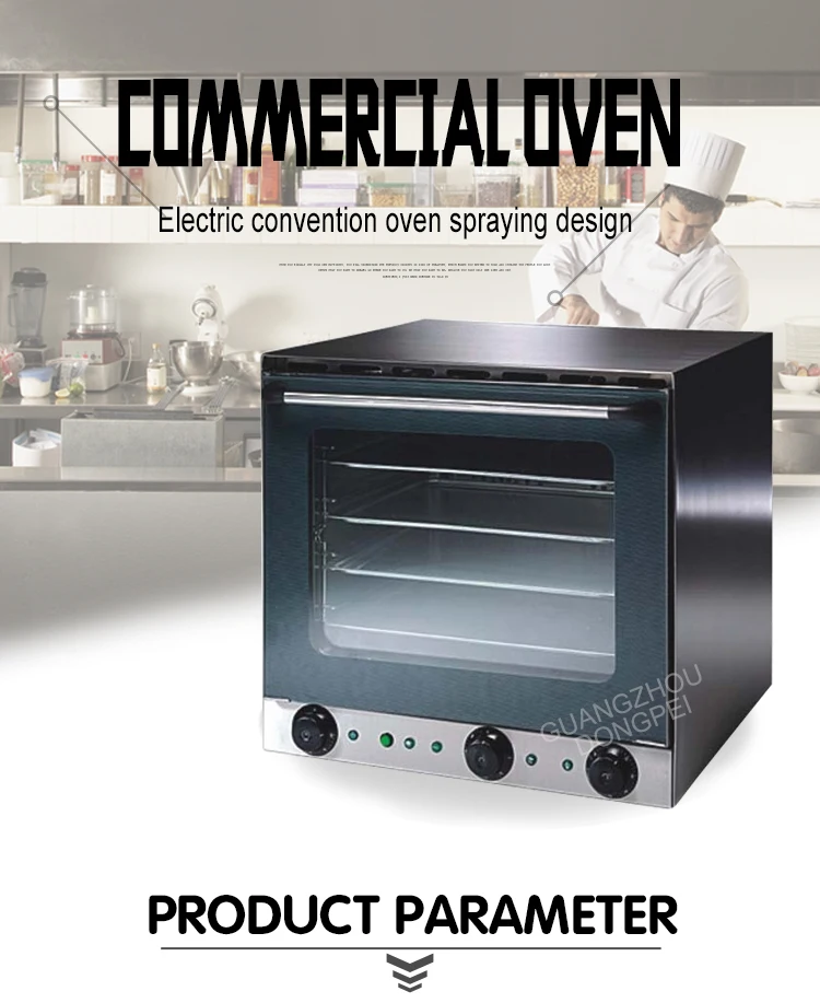 Kitchen Equipment 4 Tray Convection Oven/ Electric Convection Oven