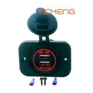 Dual USB 3.1A Car Charger Motorcycle Bus Boat & Truck