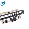 high quality 48 port cat5e cat6 cat7 ethernet patch panel