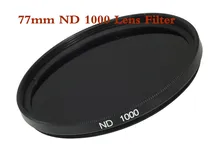77mm ND1000 Neutral Density ND 1000 Lens Filters for Digital SLR DSLR Camera 77mm Front Filter