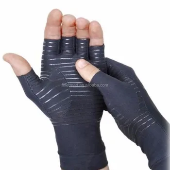 fingerless compression gloves