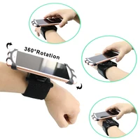 

2020 OBSHI 360 Rotation Wristband cell phone mount holder Sports armband foream degree for running GYM sports for iphones