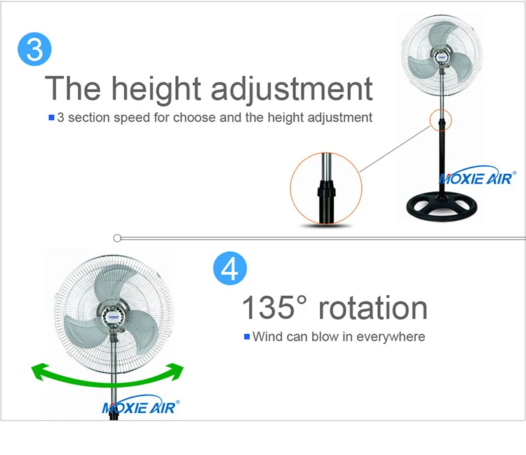 electric stand fan mist