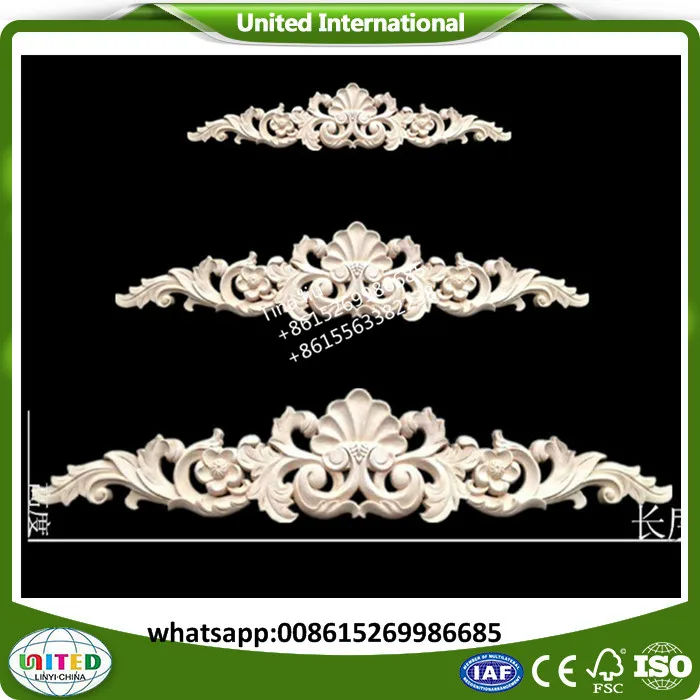 wood carving furniutre wood appliques and onlays