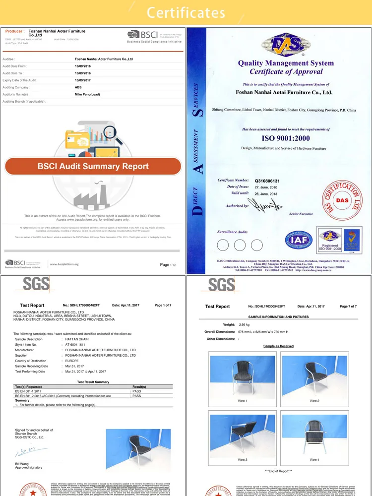 Professional Iron For Balcony Modern Garden Wedding Aluminium Outdoor Chair