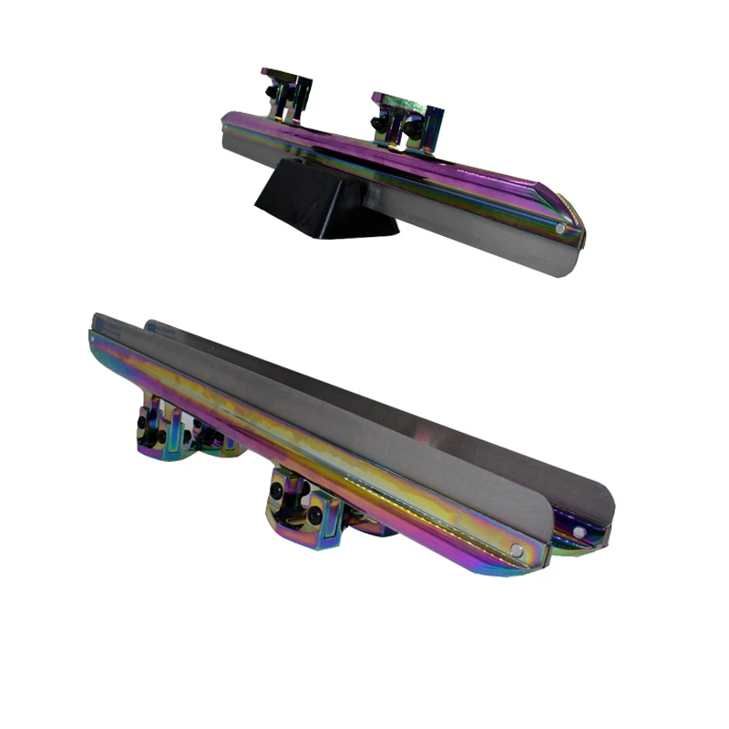 

Professional ice blade speed skates blade with Dazzle color ice skate blade