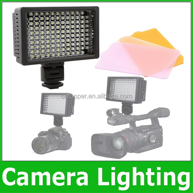 HD-126 HD126 LED Video Light Lamp Panel 5400K /3200K Dimmable for Canon Nikon Pentax DSLR Camera Camcorder