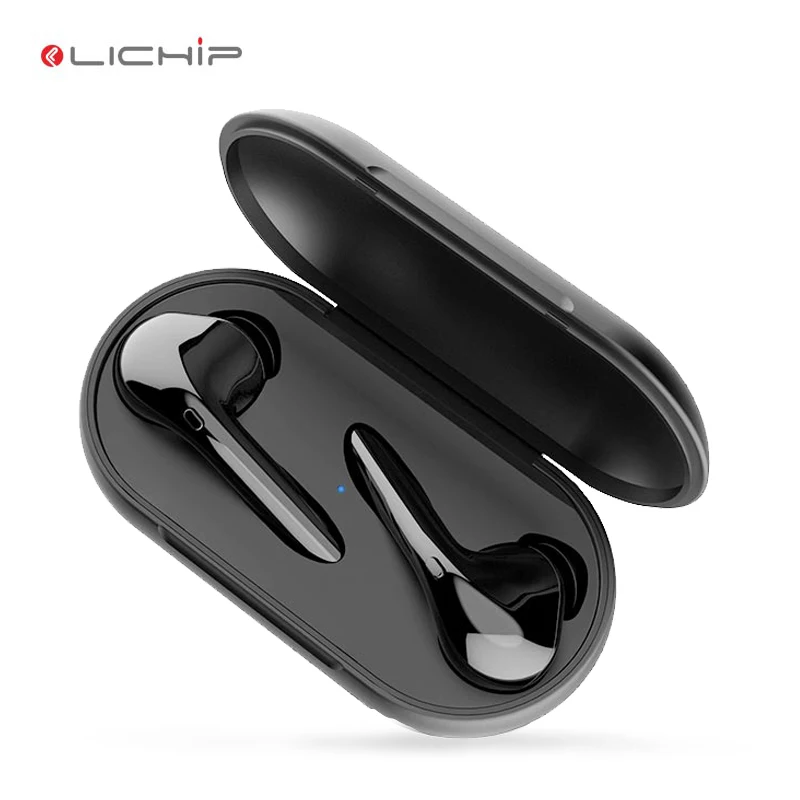 LICHIP L445 tws true wireless earphone sport mobile boat stereo nusic mini in-ear handsfree m6s earbuds headphone with mic