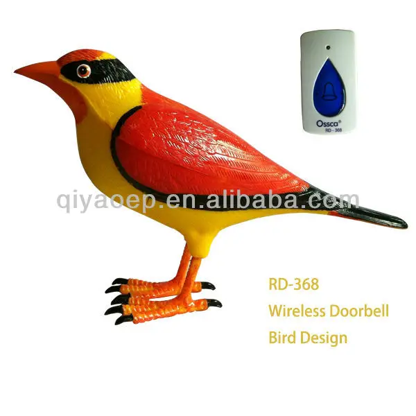 Digital Wireless Doorbell Bird Singing Chime Low Price Decorative