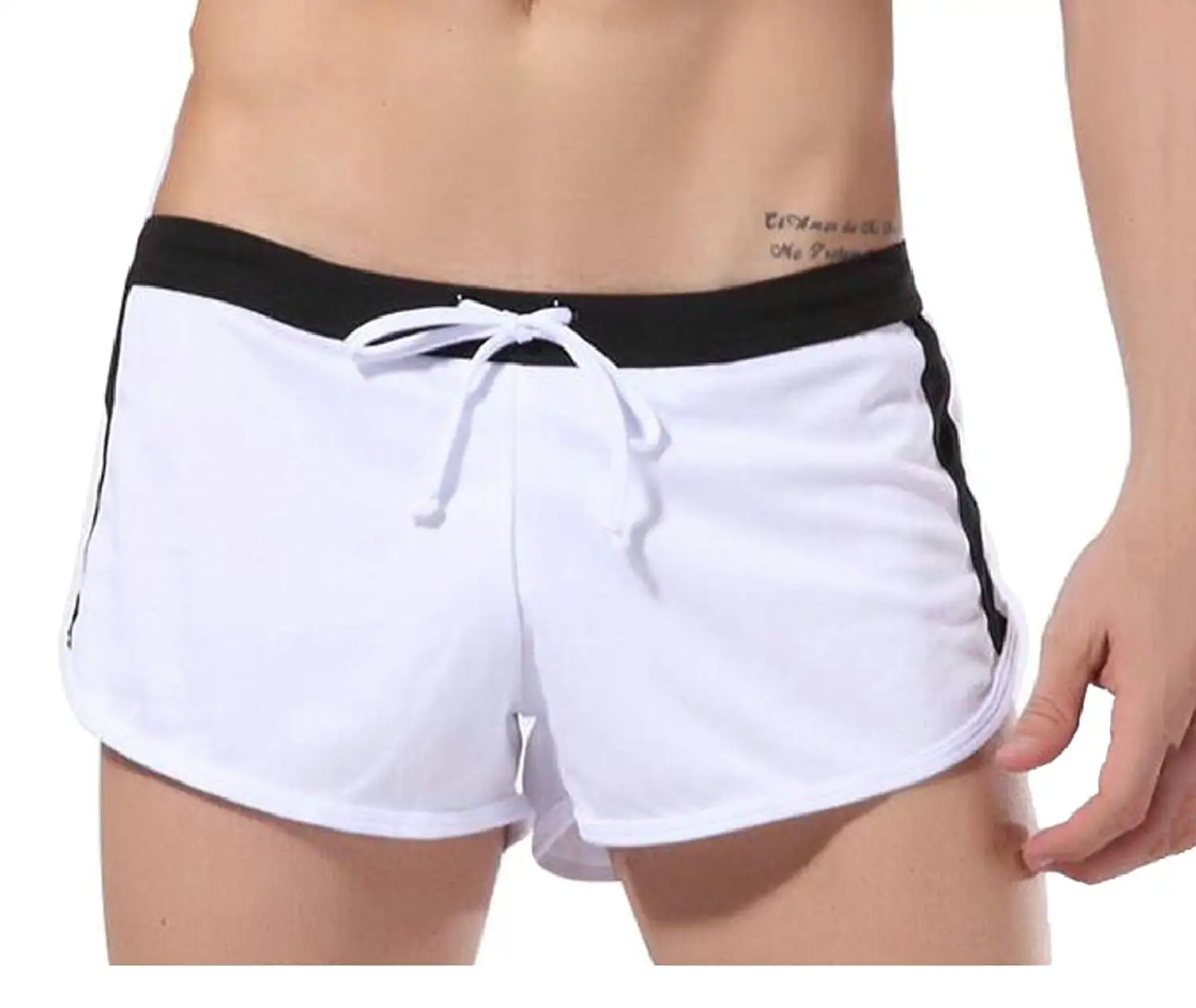 ZXFHZS Mens Elastic Waistband Training Running Gym Athletic Jogger Relaxed Fit Shorts