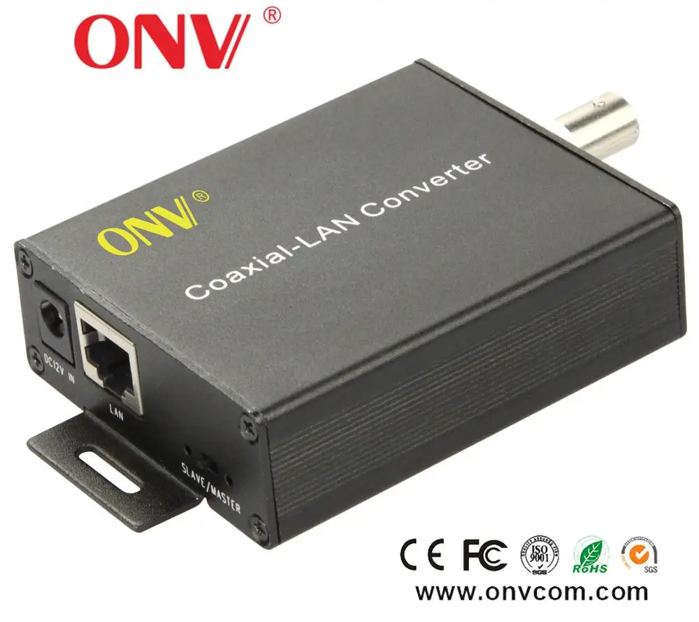 China Ip a Coaxial convertidor de vídeo Digital transceptor BNC 485