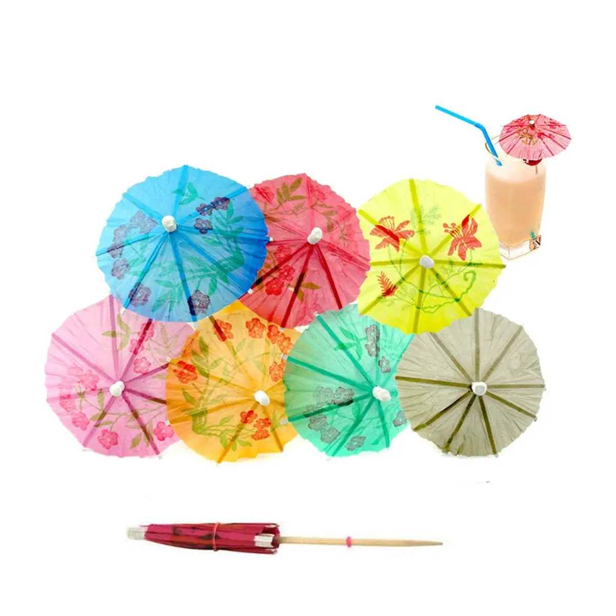 Buy Fortunings JDS 144Pcs Cocktail Drink Umbrellas