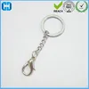 Alibaba Gold Supplier Bag Hanger Metal Key Ring With Chain & Small Lobster Clasp
