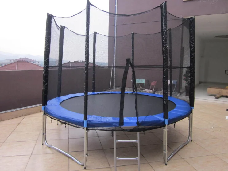 6ft 16ft Outdoor Bungee Jumping Trampoline With Safety Enclosures Fitness Equipment Net Product On Alibaba 6ft 16ft Outdoor Bungee Jumping