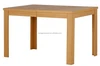 High quality best price custom KD wooden dining room extendable dining table/wooden dinign tble design/simple style dining table