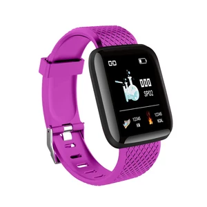 116 Plus Screen Smartwatch Heart Rate Blood Pressure Monitor