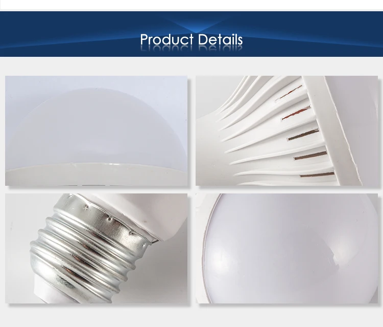 Led5730 Led Lamp 220v 3wPlastic E27 Led Bulb Light