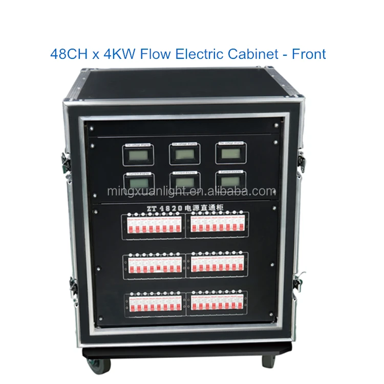 48ch X 4kw Portable 3 Phase Power Distribution Electrical Power Box