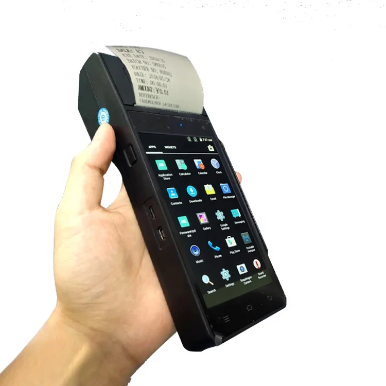 

Smart All-in-one Handheld Android Touch POS With 58mm Printer HCC-Z90