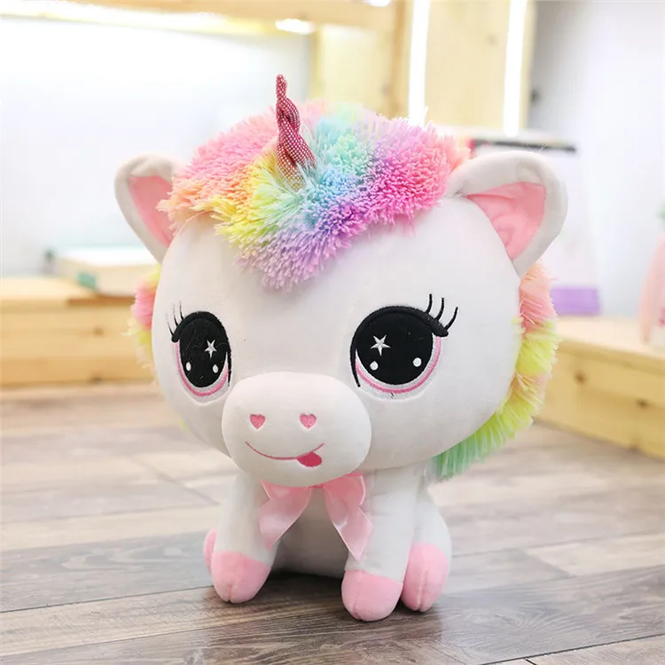 unicorn soft toy pink