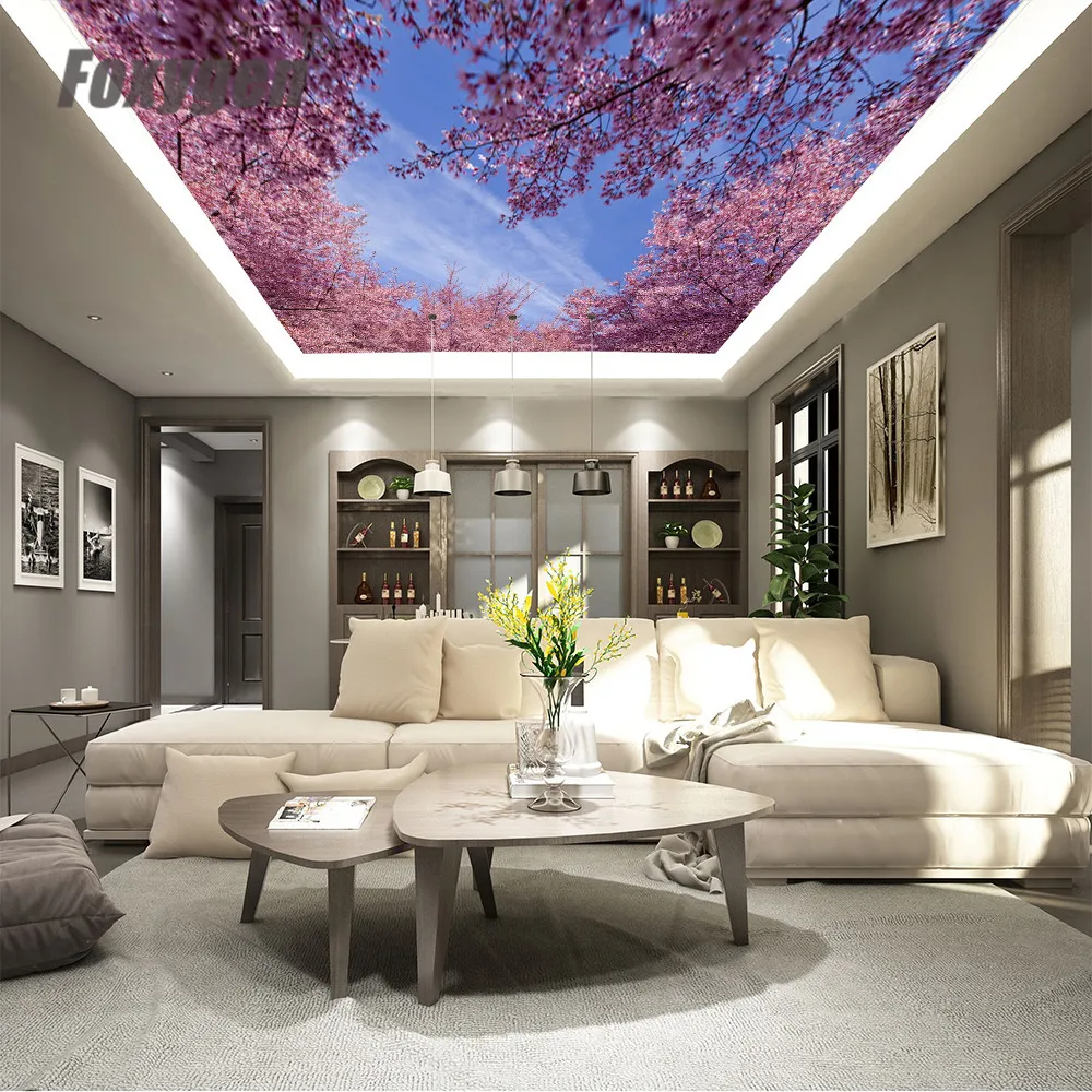 Msd Stretch Ceiling Fim 5m Width Plastic Pvc Ceiling Panel Printed Film