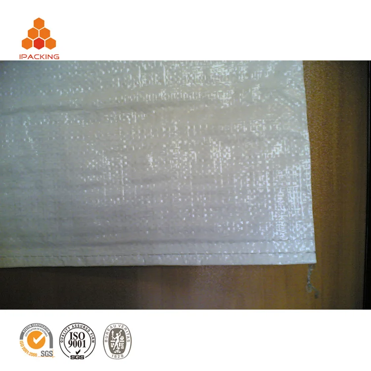 
50kg transparent empty plastic feed sack 20kg polypropylene woven bags 25 kg 50 kg with custom design 