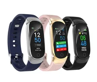 

2019 New arrival Intelligent Sport Smart watch With Heart Blood Pressure Rate Sleep Monitoring Fashion smart Bracelet