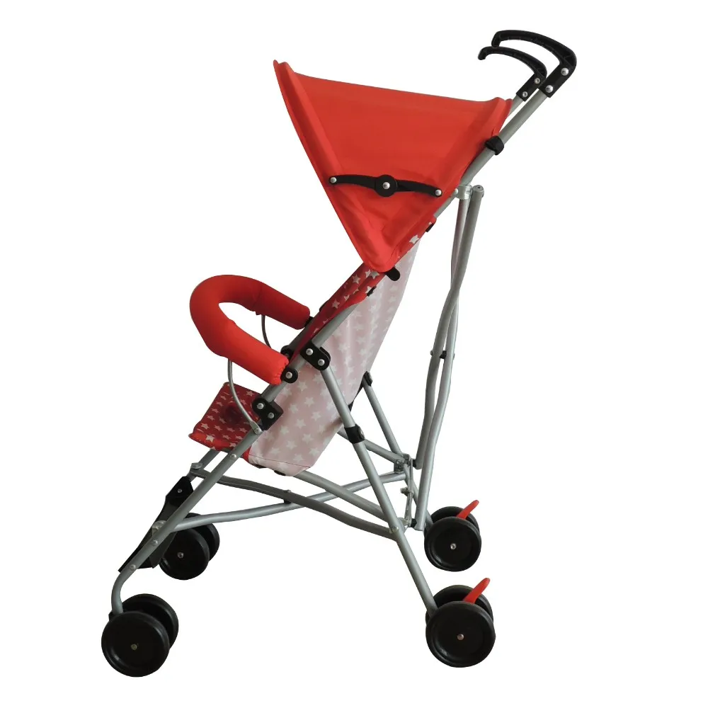 Multiposition Recline Stroller Canopy Lightweight Infant Stroller With