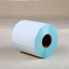 Wholesale Blank White Direct Thermal Barcode Paper Labels Sticker Rolls for Zebra Printer