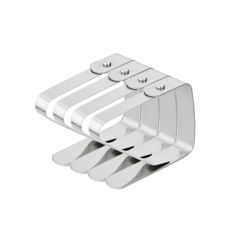 

Stainless Steel Table Cloth Clip Table Cover Clamps Picnic Outdoor Table Cloth Holder, Silver