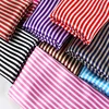 150cm width 80gsm soft smooth shiny satin stripe fabric for dress lining decoration