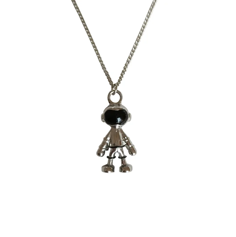 

European American astrologer necklace sweater long chain personalized street beat neck jewelry astronauts autumn necklace, Picture