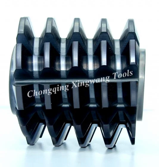 
HSS Module 6 Gear Hobbing Cutter for Involute flank form 