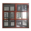 Stainless steel diamond mesh aluminum casement window