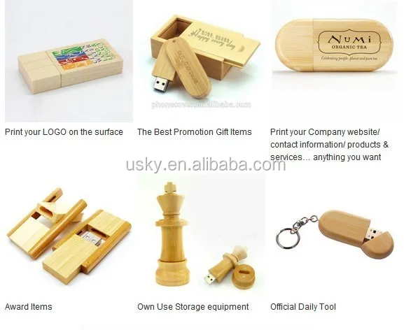 USKY Mini Wood USB,Usb box,USB casing with Logo - ANKUX.COM