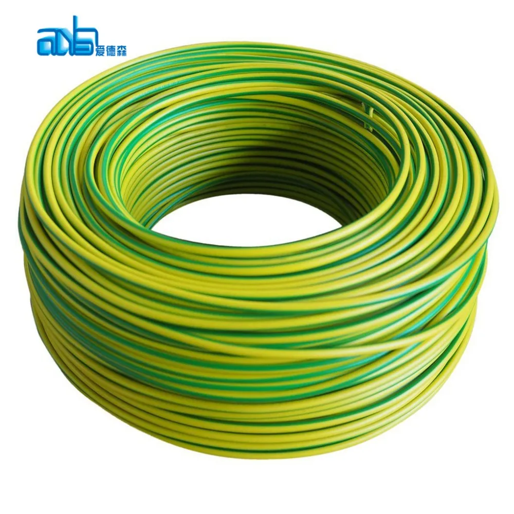 14awg Yellow/green Solid Bare Copper Awm 1015 Ul1015 - Buy Ul1015 ...