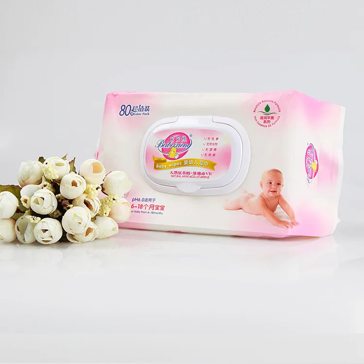 
Non Alcohol Cleaning Baby Wet Wipes Organic 