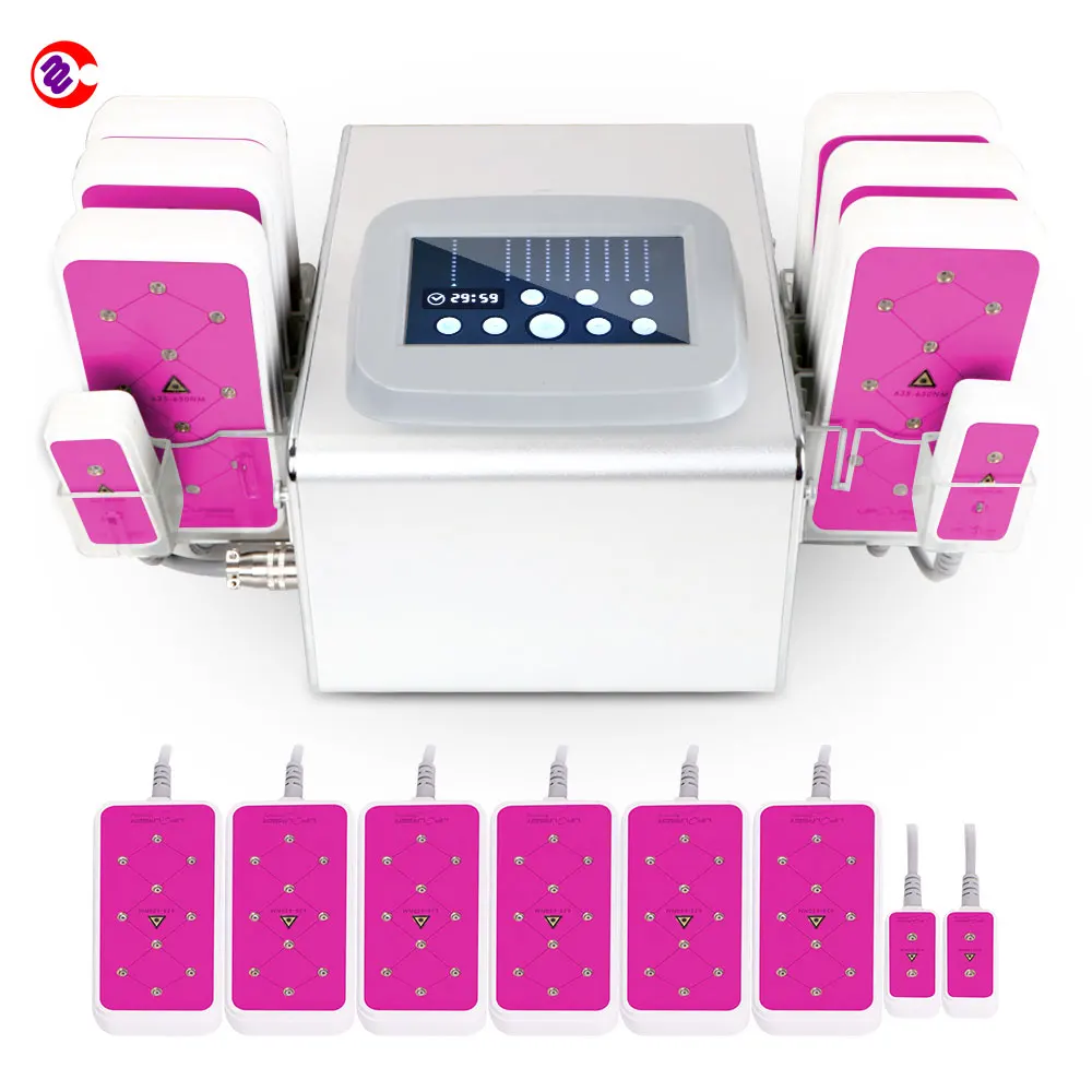 

New 650NM LED Laser 5MW LED Laser Slimming Machine 6big 2 Small Pads